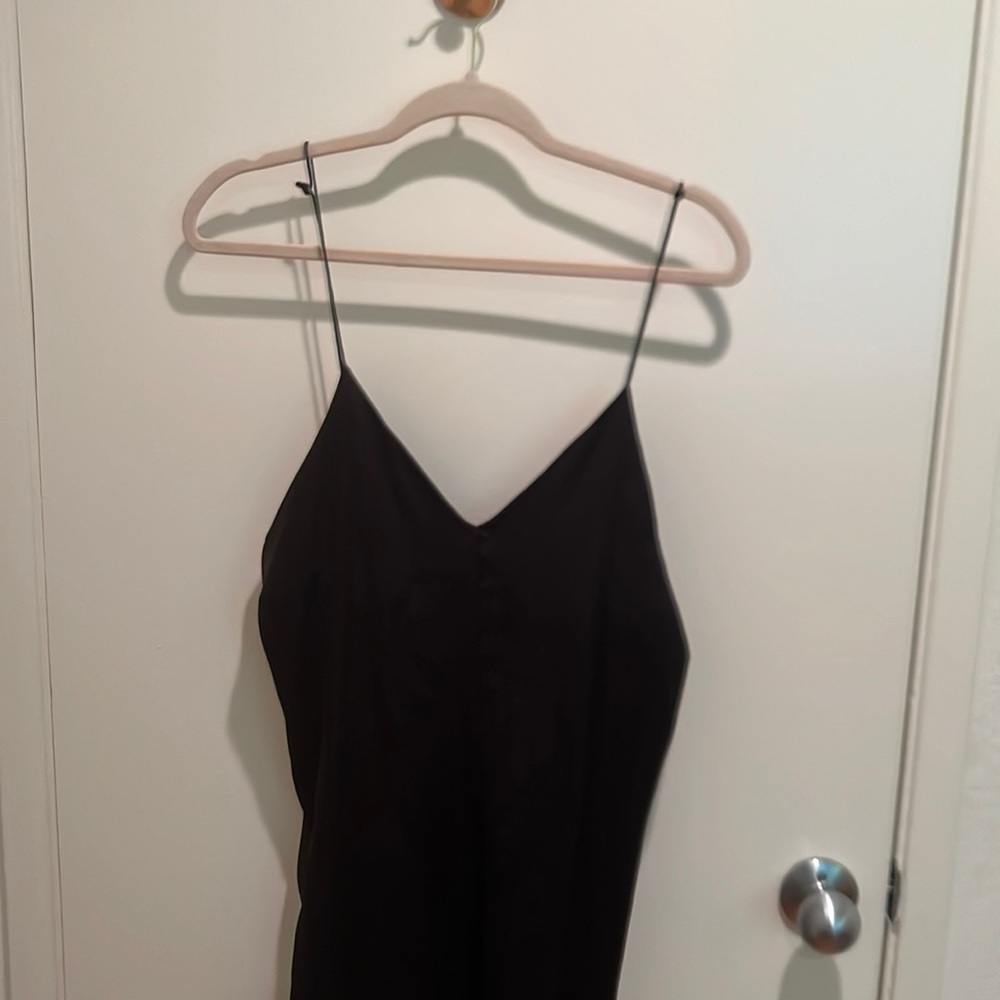 ASOS wide leg silk jumpsuit